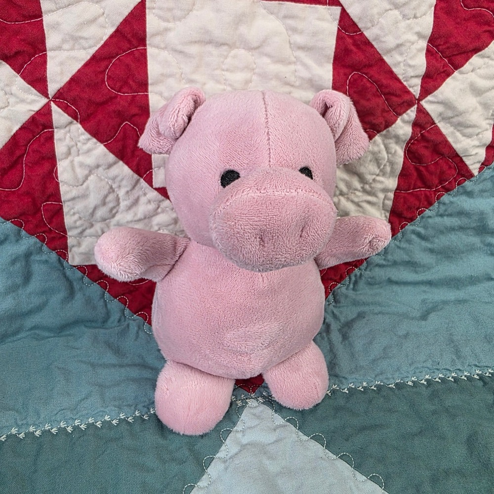 Chelsea Teddy Bear Co Pink‎ Pig Plush Small 7" Stuffed Animal Toy